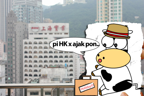 lembu cisdel kene tinggal tak dapat pi HK