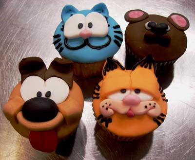 cute pets cupcakes
