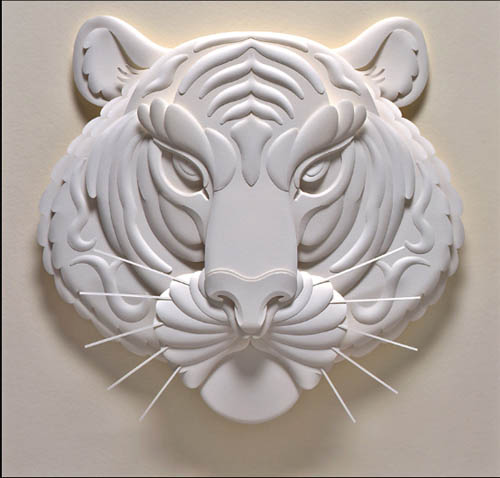 Jeff Nishinaka -- paper sculpture_1288016232981 rimau kertas
