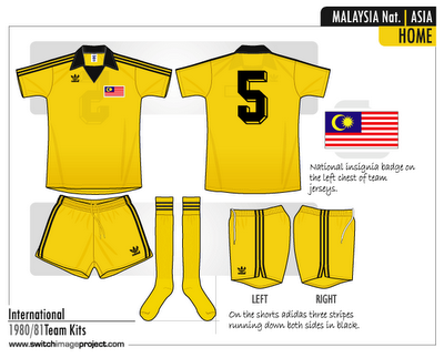 Jersi Malaysia 80/81 (Home)