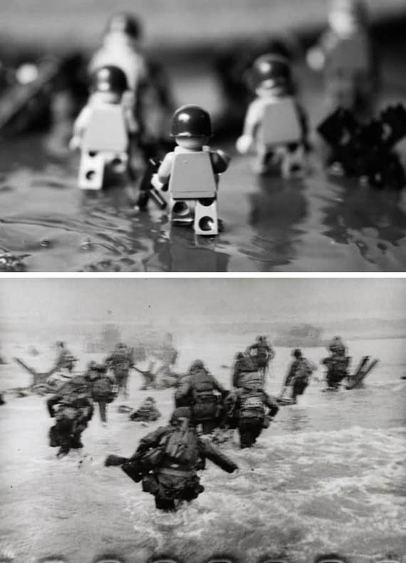 12 Foto Terkenal yang Dibuat Semula Menggunakan Lego