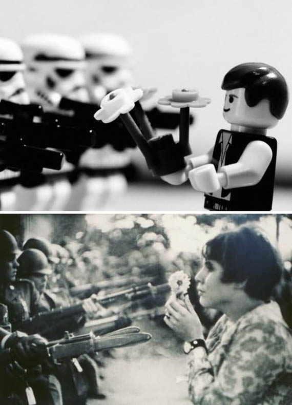 3 Foto Terkenal yang Dibuat Semula Menggunakan Lego