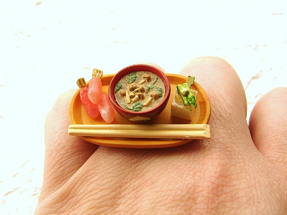 Traditional Japanese Vegetarian Food Ring