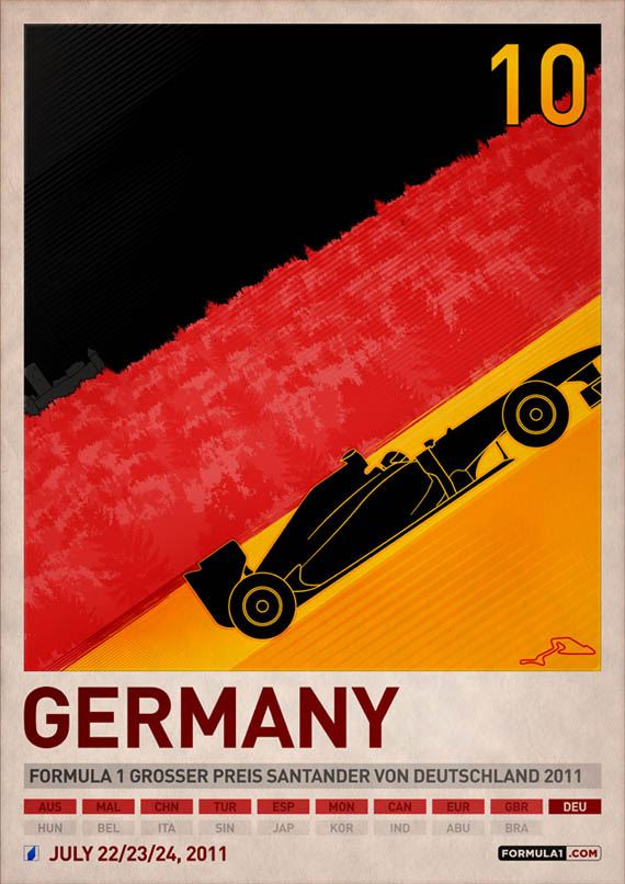 formula 1 poster - Germany