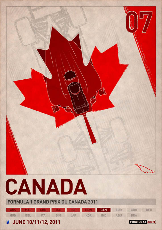formula 1 poster - Canada