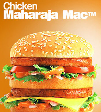 Chicken Maharaja Mac (India)