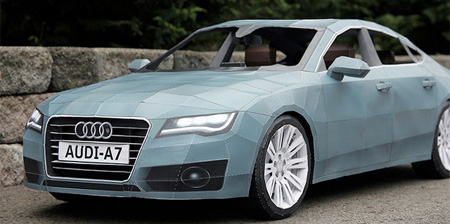 Audi A7 Paper Model 1
