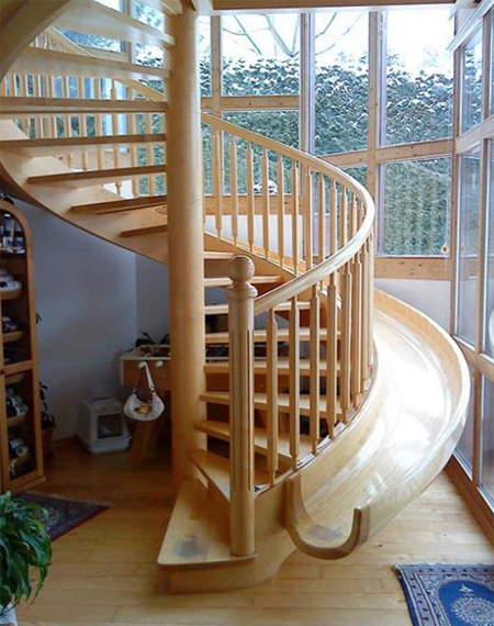 Helical Stairs Spiral Staircase Slide