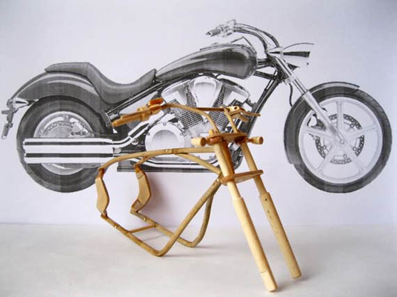 Wooden Miniature Bikes 10