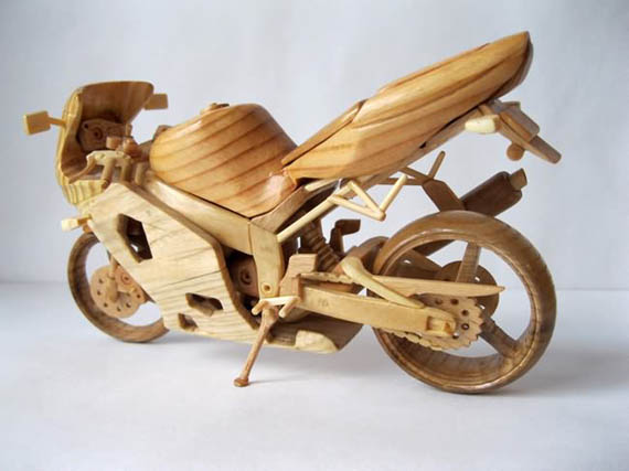 Wooden Miniature Bikes 6