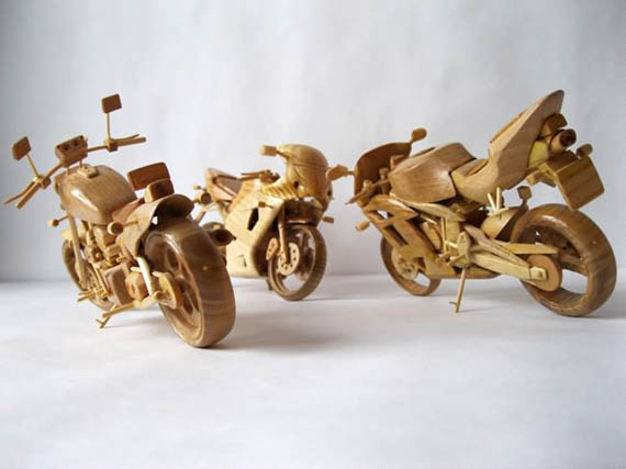 Wooden Miniature Bikes 8
