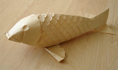 origami ikan koi