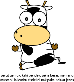cisdel tak pakai seluar