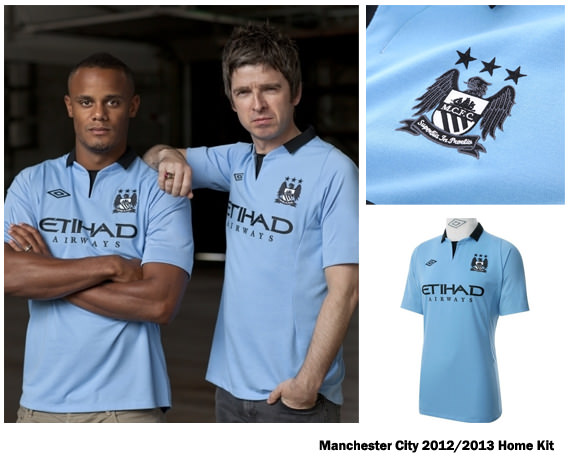 Manchester city home kit 2012-2013