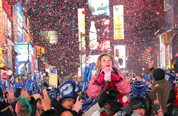 Sambutan Tahun Baru di Times Square, New York