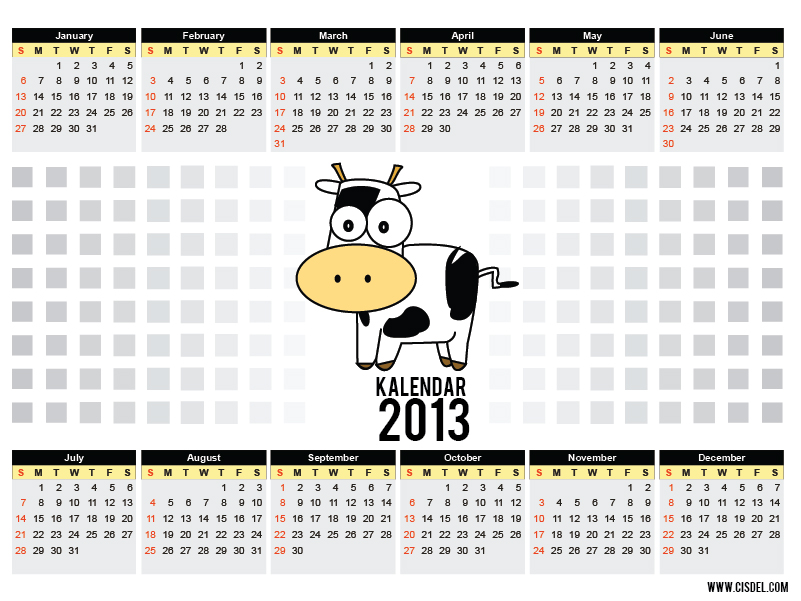 cisdel kalendar 2013
