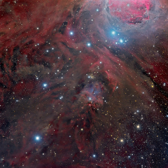 At the Feet of Orion (NGC 1999) Full Field oleh Marco Lorenzi (China)