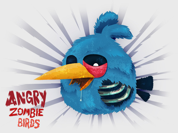 Angry Zombie Birds 3