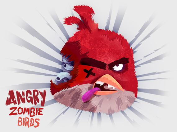 Angry Zombie Birds 1