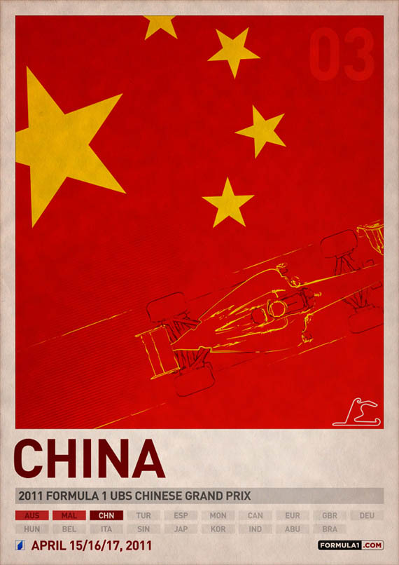 formula 1 poster - China
