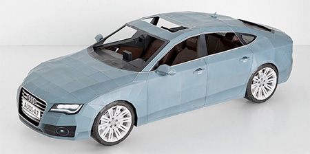 Audi A7 Paper Model 2