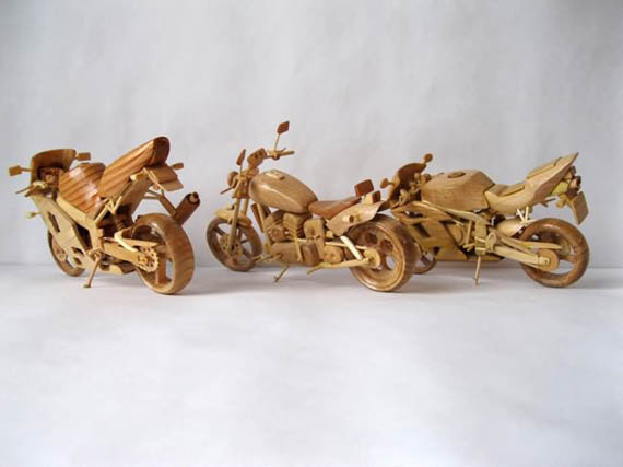Wooden Miniature Bikes 9