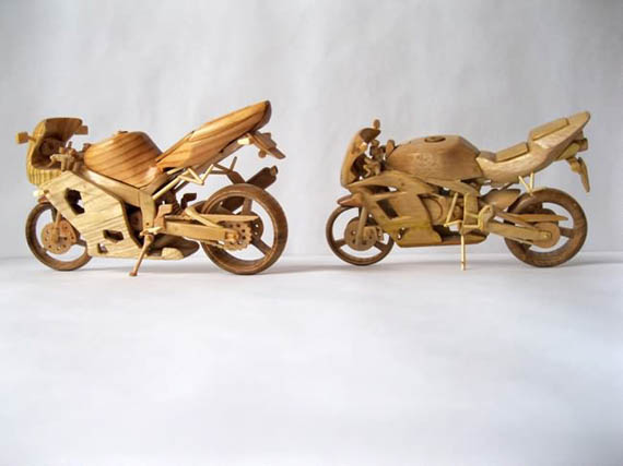 Wooden Miniature Bikes 5