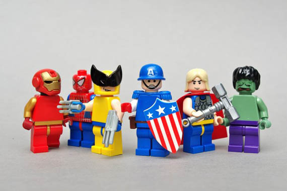 superhero lego mini comel 1