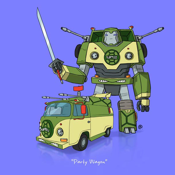 Party Wagon - Ninja Turtle